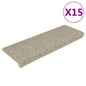 JUNG Vida Treppenmatten Selbstklebend Sisal-Look 15 Stk 65x21x4 Grün