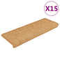 JUNG Vida Treppenmatten Selbstklebend Sisal-Optik 15Stk. 65x21x4cm Orange