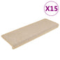 JUNG Vida Treppenmatten Selbstklebend Sisal-Optik 15 Stk. 65x21x4cm Berber