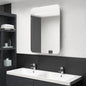 JUNG Vida LED-Bad-Spiegelschrank Weiß und Eichen-Optik 60x11x80 cm
