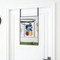 JUNG Vida Türspiegel Schwarz 40x60 cm Glas und Aluminium