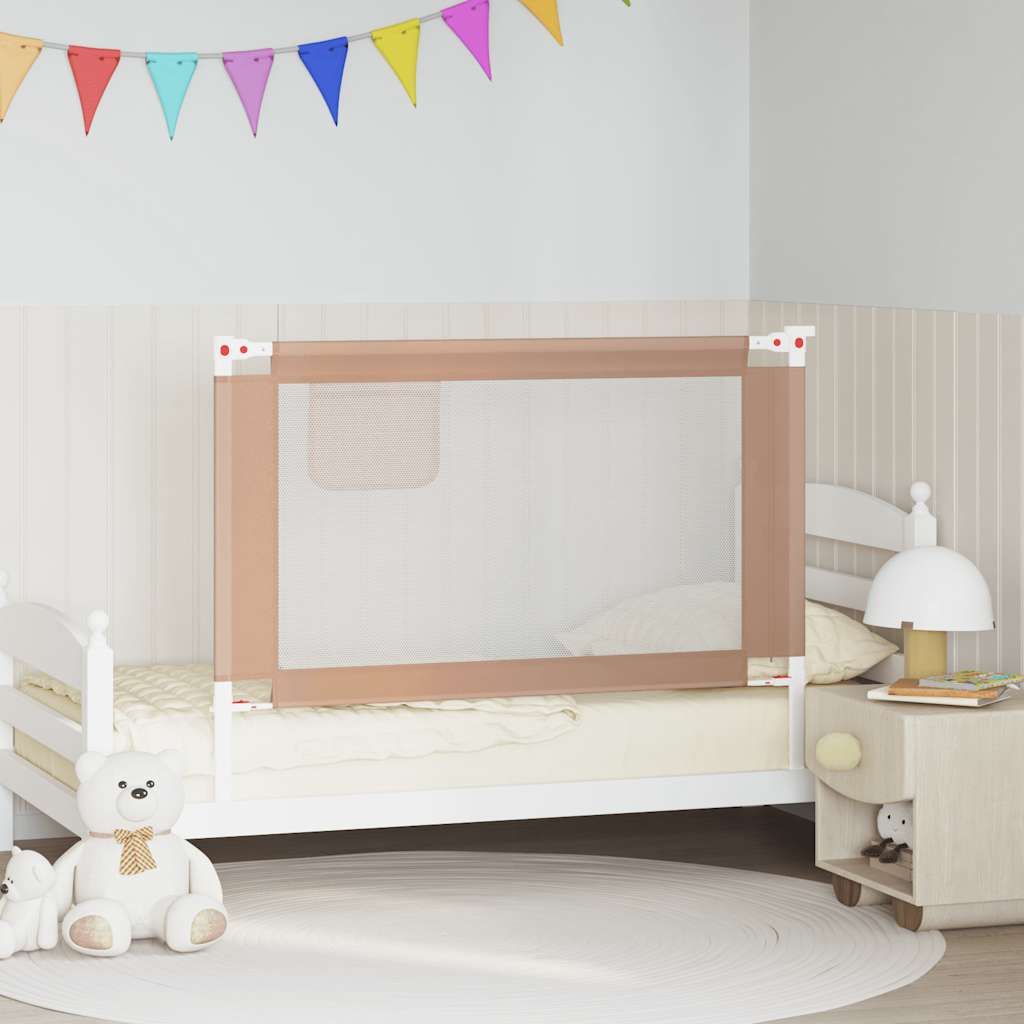 JUNG Vida Kleinkind-Bettschutzgitter Taupe 120x25 cm Stoff