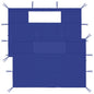 JUNG Vida Pavillon-Seitenwände mit Fenstern 2 Stk. Blau