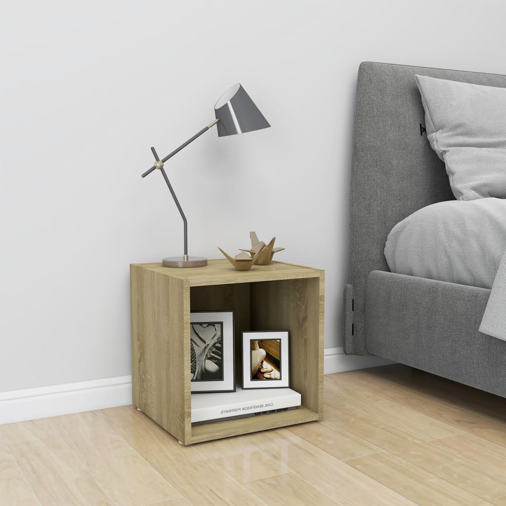 JUNG Vida TV-Schrank Sonoma-Eiche 37x35x37 cm Holzwerkstoff