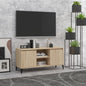 JUNG Vida TV-Schrank mit Metallbeinen Sonoma-Eiche 103,5x35x50 cm