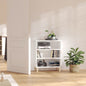 JUNG Vida Sideboard Weiß 57x35x70 cm Holzwerkstoff