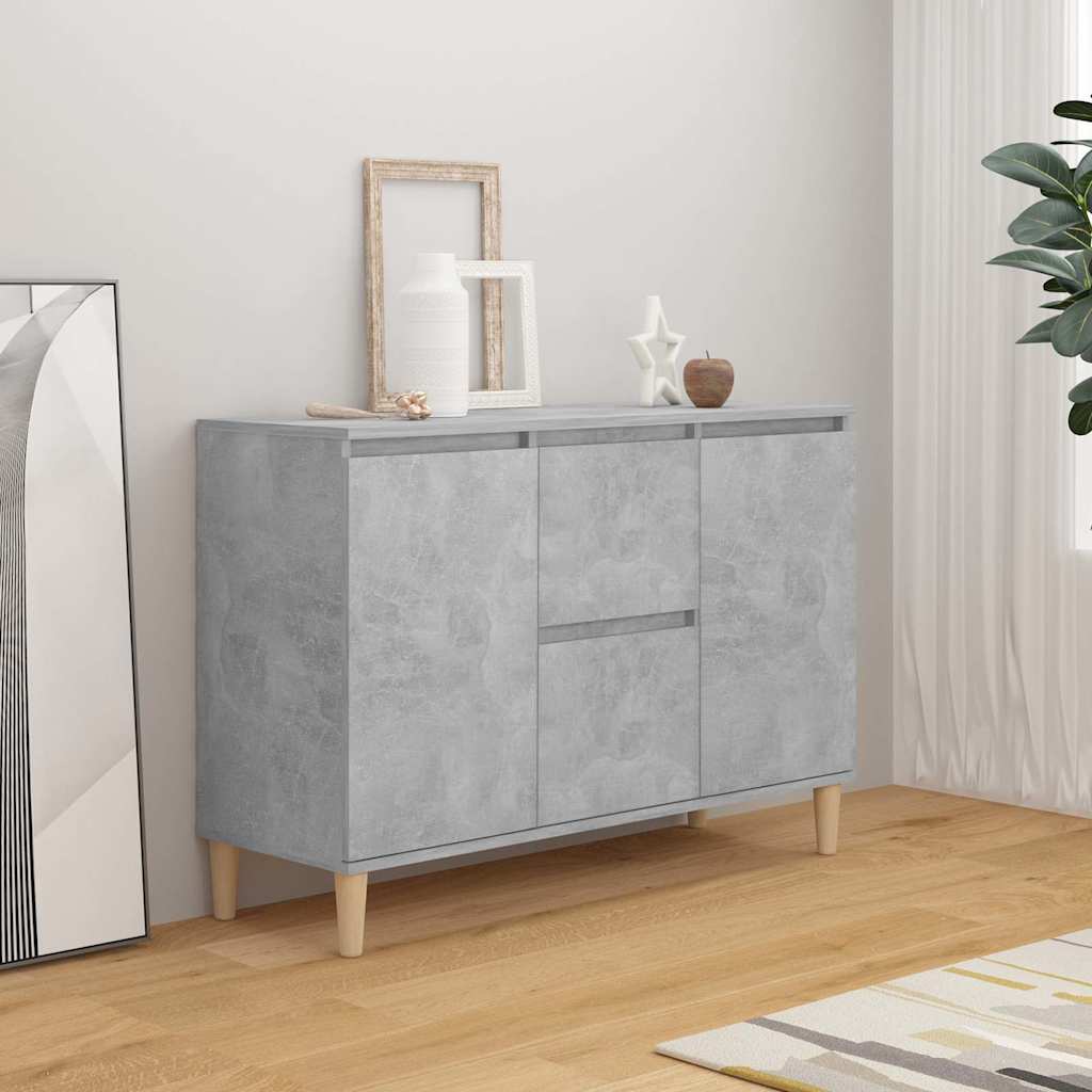 JUNG Vida Sideboard Betongrau 103,5x35x70 cm Holzwerkstoff