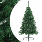 JUNG Vida Künstlicher Halb-Weihnachtsbaum mit Ständer Grün 120 cm PVC