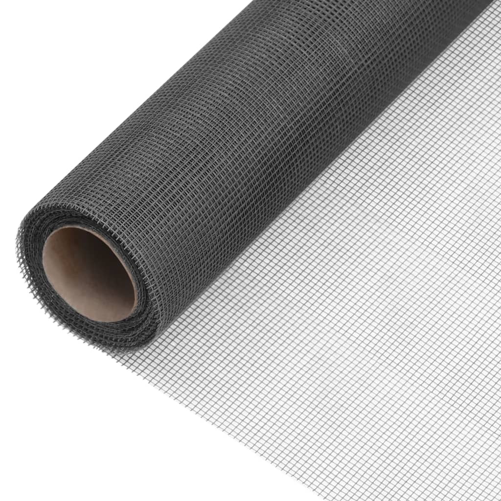 JUNG Vida Fliegengitter Fiberglas 60x500 cm Schwarz