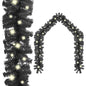 JUNG Vida Weihnachtsgirlande mit LED 10 m Schwarz