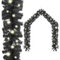 JUNG Vida Weihnachtsgirlande mit LED 20 m Schwarz