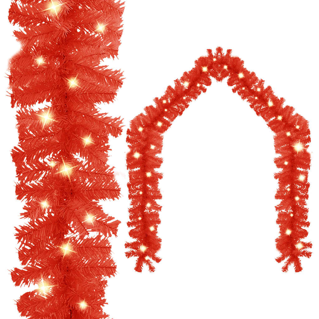 JUNG Vida Weihnachtsgirlande mit LED 5 m Rot