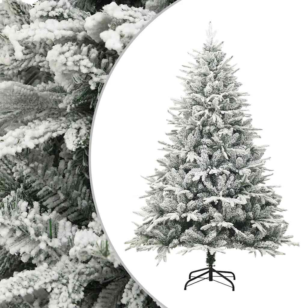 JUNG Vida Künstlicher Weihnachtsbaum Beschneit Grün 180 cm PVC PE
