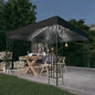 JUNG Vida Pavillon mit LED-Lichterkette 3x3 m Anthrazit