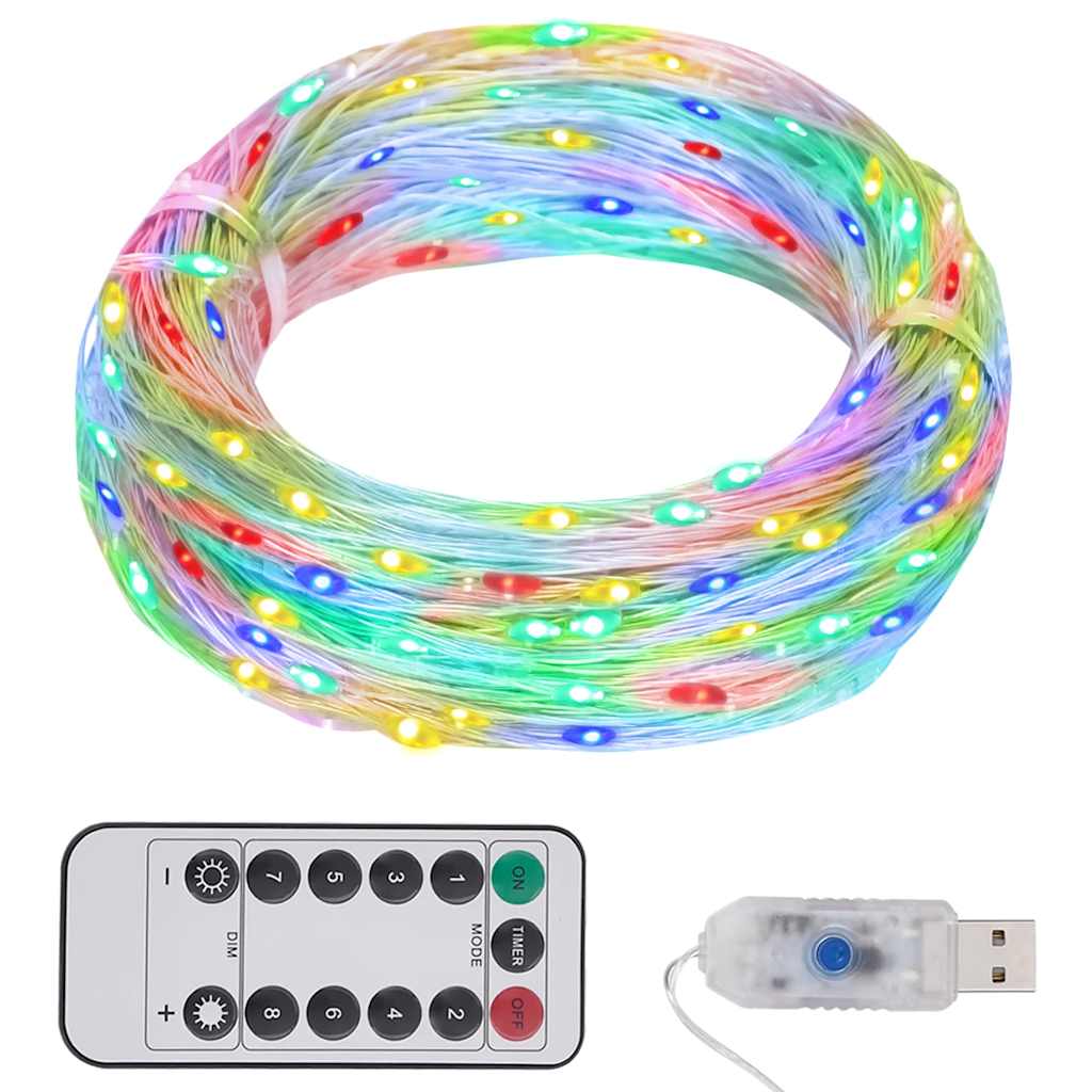 JUNG Vida LED-Lichterkette mit 300 LEDs Mehrfarbig 30 m