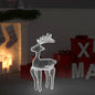 JUNG Vida Rentier Weihnachtsdekoration mit Mesh 306 LEDs 60x24x89 cm