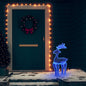 JUNG Vida Rentier Weihnachtsdekoration mit Mesh 306 LEDs 60x24x89 cm