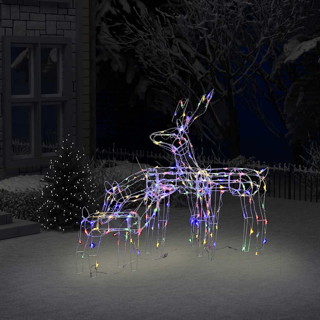 JUNG Vida 3-tlg. LED-Rentiere Set Weihnachtsdeko 229 LEDs