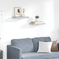 JUNG Vida Schweberegale 2 Stk. Betongrau 40x23x3,8 cm MDF