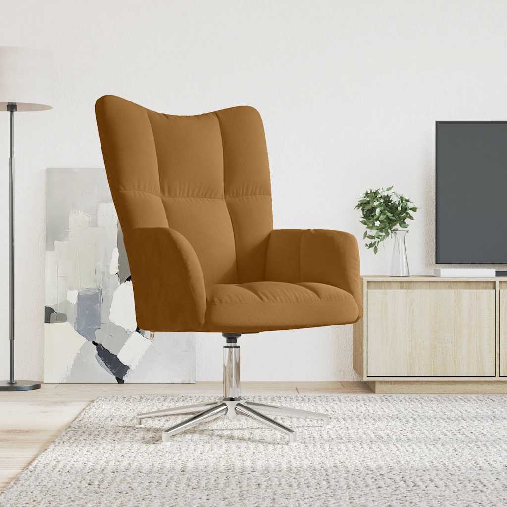 JUNG Vida Relaxsessel Braun Samt
