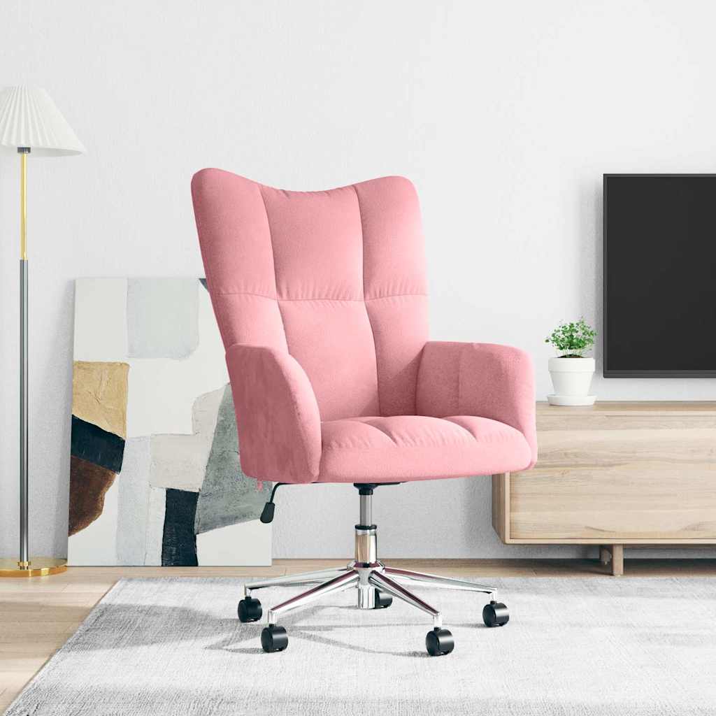 JUNG Vida Relaxsessel Rosa Samt