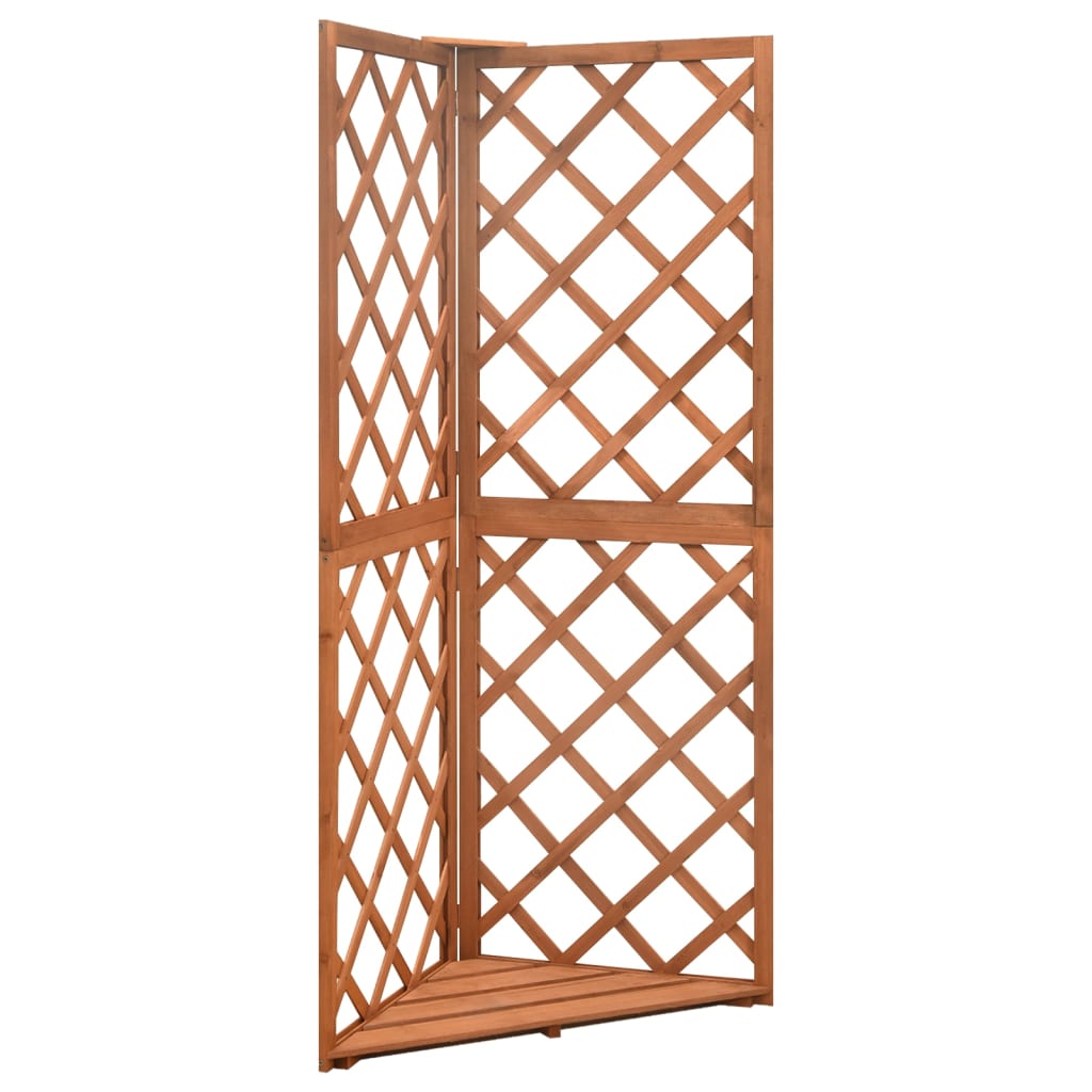 JUNG Vida Eckspalier 50x50x145 cm Massivholz Tanne