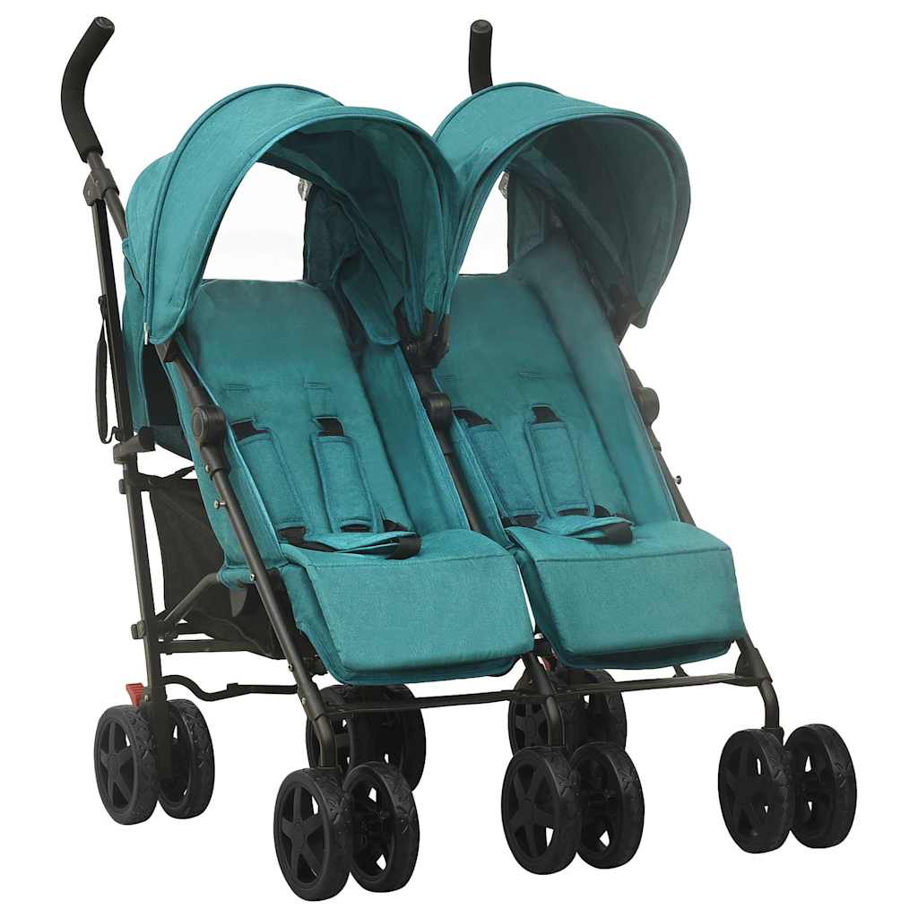 JUNG Vida Geschwisterwagen Grün Stahl
