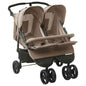 JUNG Vida Geschwisterwagen Taupe Stahl