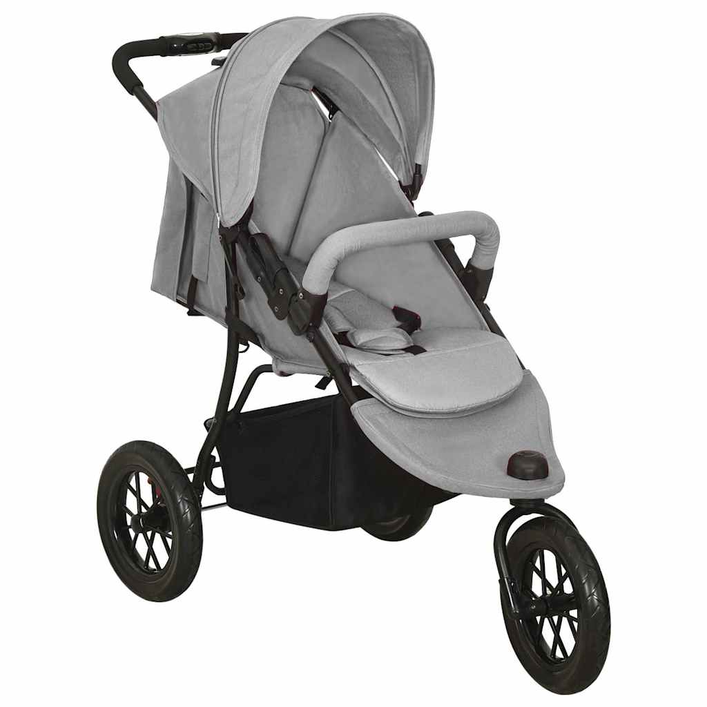 JUNG Vida Kinderwagen Hellgrau Stahl