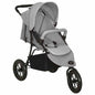 JUNG Vida Kinderwagen Hellgrau Stahl