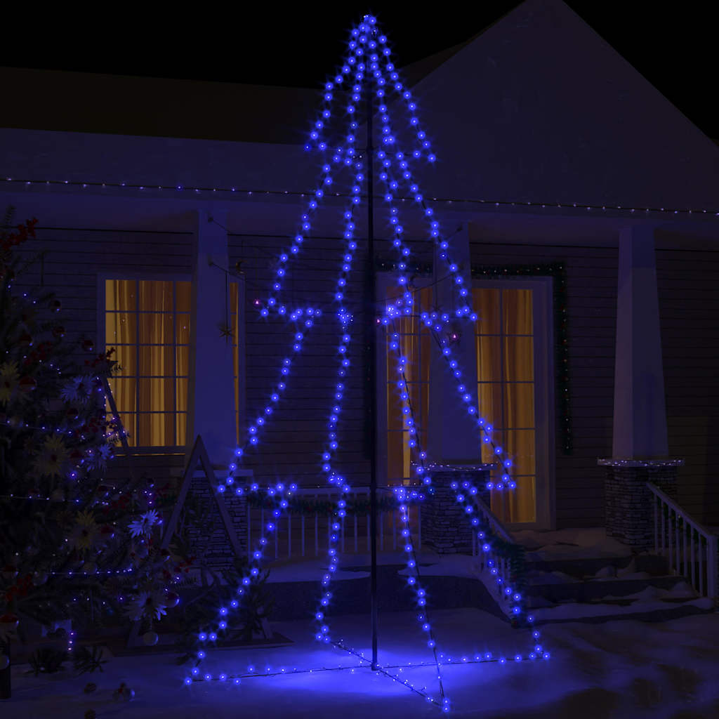JUNG Vida Weihnachtsbaum in Kegelform 360 LEDs Indoor Outdoor 143x250 cm