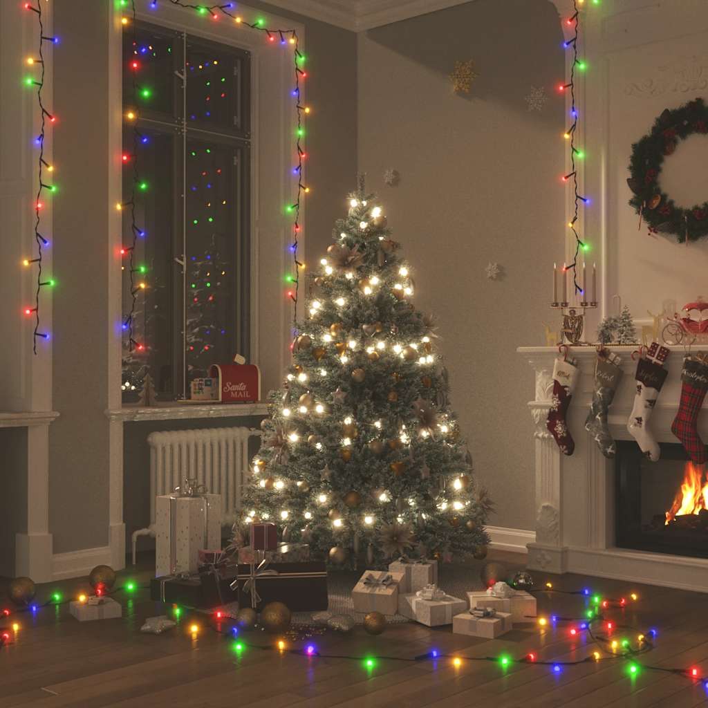 JUNG Vida Lichterkette mit 400 LEDs Mehrfarbig 40 m 8 Lichteffekte