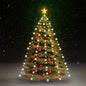 JUNG Vida Weihnachtsbaum-Lichternetz mit 180 LEDs Kaltweiß 180 cm