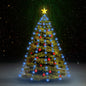 JUNG Vida Weihnachtsbaum-Lichternetz mit 210 LEDs Blau 210 cm