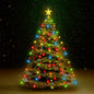 JUNG Vida Weihnachtsbaum-Lichternetz mit 210 LEDs Mehrfarbig 210 cm