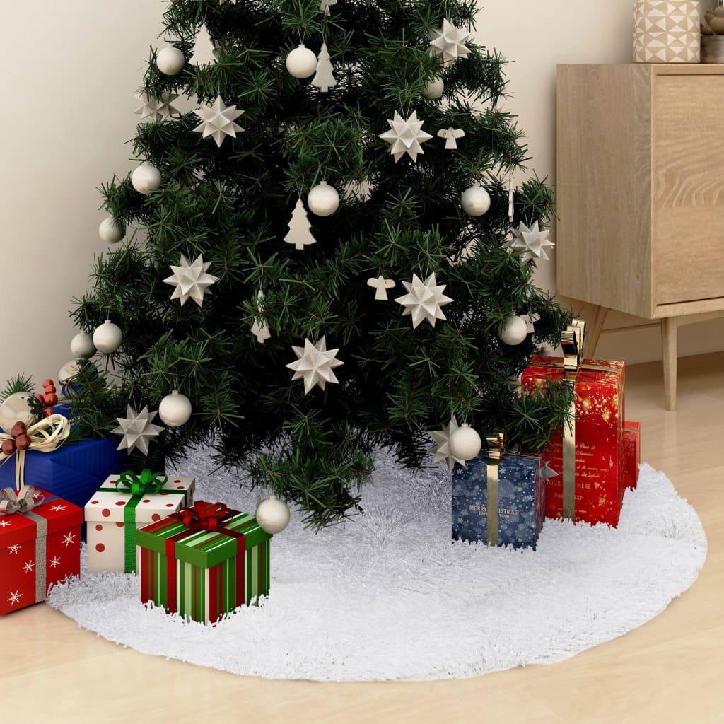 JUNG Vida Weihnachtsbaumrock Weiß 150 cm Kunstfell