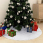 JUNG Vida Weihnachtsbaumrock Weiß 150 cm Kunstfell