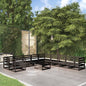 JUNG Vida 11-tlg. Garten-Lounge-Set Massivholz Kiefer