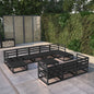 JUNG Vida 11-tlg. Garten-Lounge-Set Massivholz Kiefer