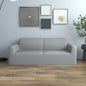 JUNG Vida Stretch Sofahusse 2-Sitzer Grau Polyester-Jersey
