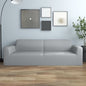 JUNG Vida Stretch Sofahusse 3-Sitzer Grau Polyester-Jersey