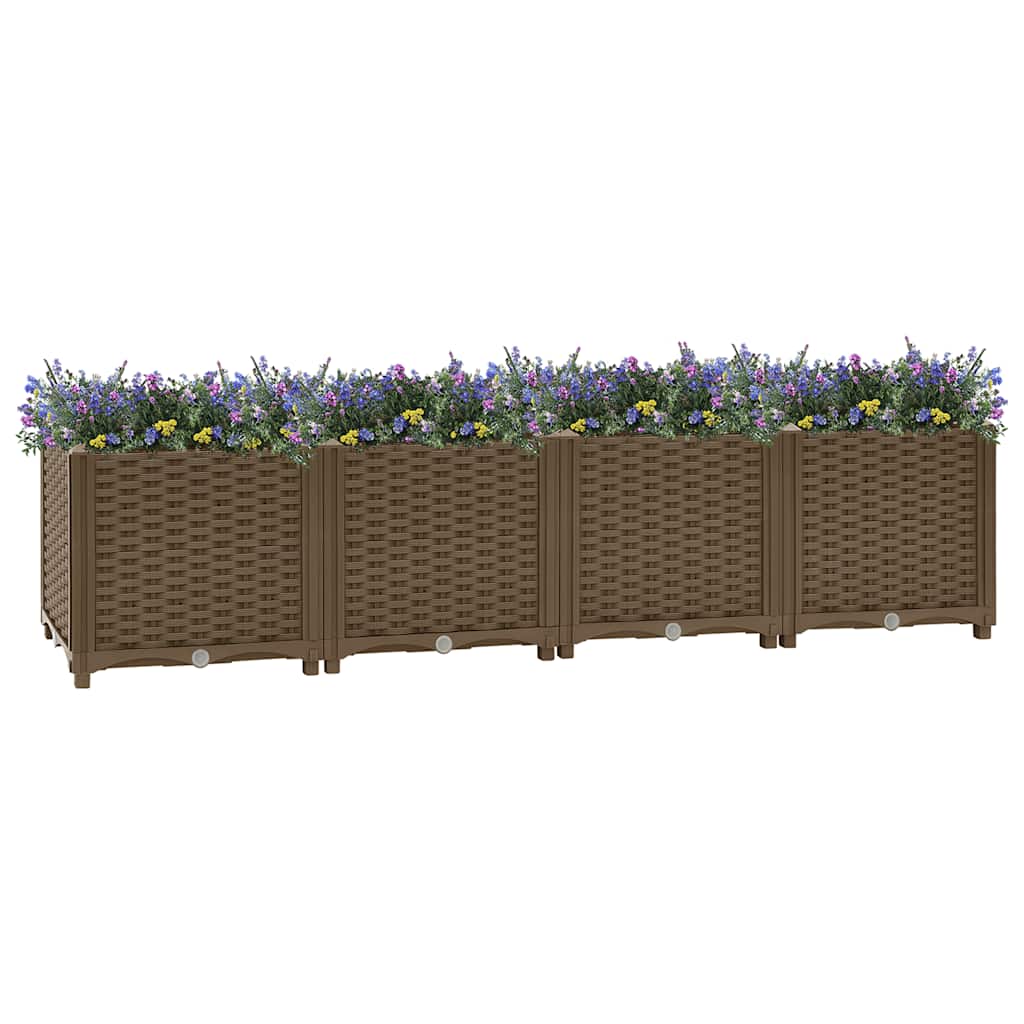JUNG Vida Hochbeet 160 x 40 x 38 cm Polypropylen