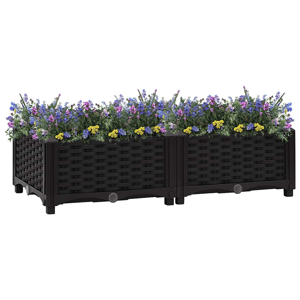 JUNG Vida Hochbeet 80x40x23 cm Polypropylen
