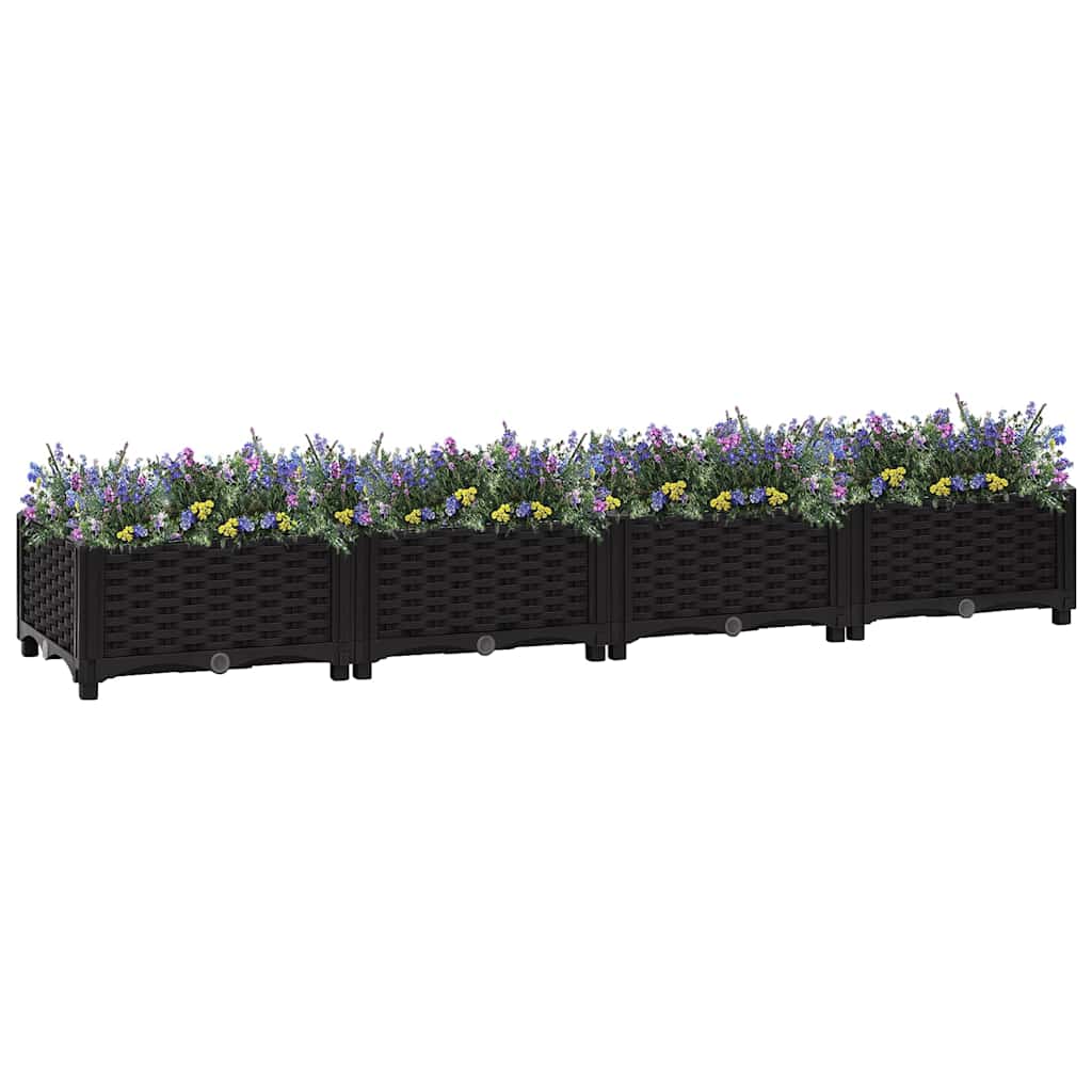 JUNG Vida Hochbeet 160x40x23 cm Polypropylen