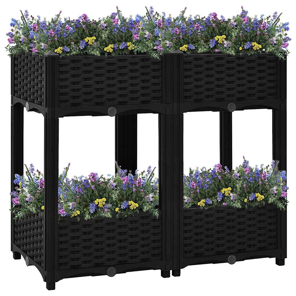 JUNG Vida Hochbeet 80x40x71 cm Polypropylen