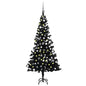 JUNG Vida Künstlicher Weihnachtsbaum Beleuchtung & Kugeln Schwarz 180 cm