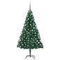 JUNG Vida Künstlicher Weihnachtsbaum mit Beleuchtung & Kugeln Grün 180 cm