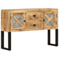 JUNG Vida Sideboard 110x30x74 cm Raues Mangoholz