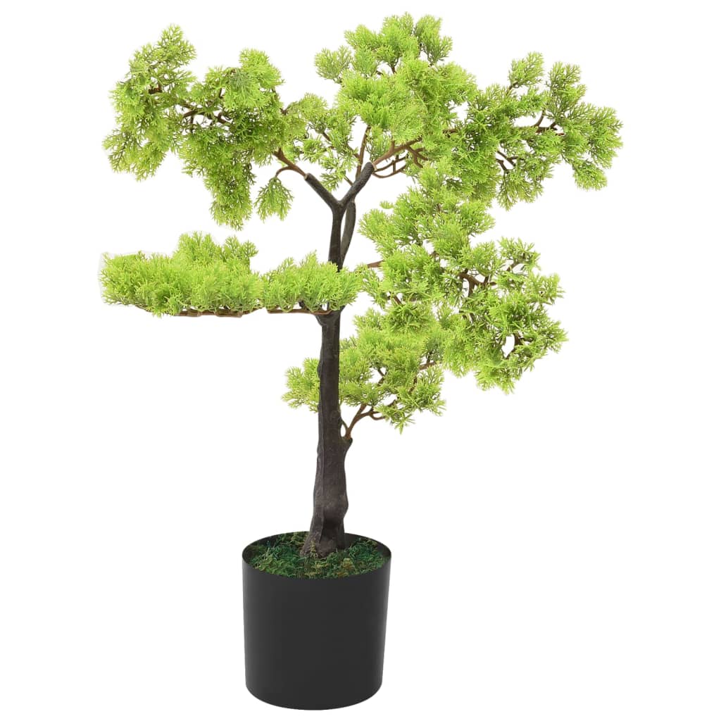 JUNG Vida Künstlicher Bonsai Zypresse mit Topf 60 cm Grün