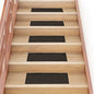 JUNG Vida Stufenmatten Selbstklebend 15 Stk. 60x25 cm Dunkelbraun Rechteckig